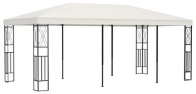 Gazebo 3x6 m tecido cor creme