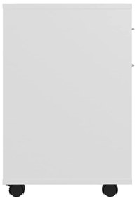 Móvel com rodas 45x38x54 cm derivados de madeira branco