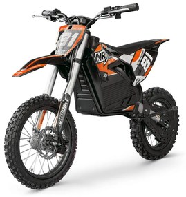 MOTO CROSS elétrica para crianças NRJ 1600W 14/12 Laranja