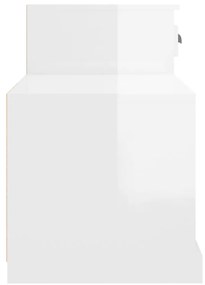 Sapateira 100x42x60 cm derivados de madeira branco brilhante