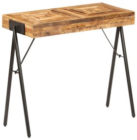 Mesa consola madeira de mangueira maciça 80x40x75 cm