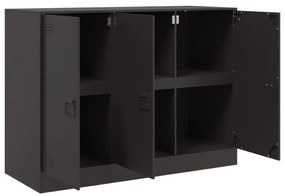 Aparador 99x39x73 cm aço preto