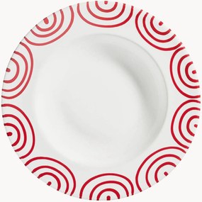 Prato de sopa artesanal Redflame