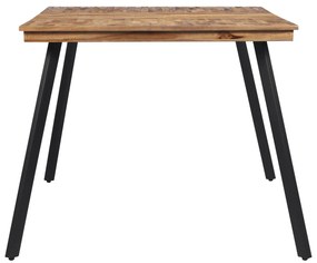 Mesa de jantar 169x98,5x76 cm madeira de teca maciça