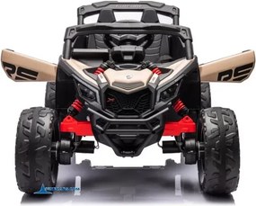 Carro elétrico para crianças 1 a 6 años 24V MP4 CAN-AM Maverick Buggy Caqui