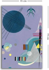 Pintura Decorativa em Tela 4570KANDINSKY023 – Multicolor – 45 x 70 cm