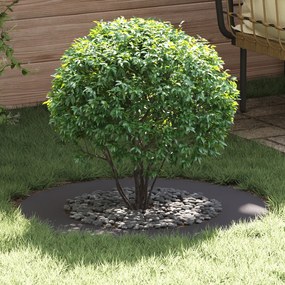 vidaXL Plantadeira de Plástico Preta Plástico Grande
