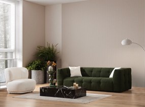 Sofá de 3 Lugares Cady – Verde – 235x100x72 cm