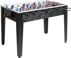 Mesa de matraquilhos de madeira para crianças com 2 bolas e 22 jogadores  61 x 122 x 79 cm Preto