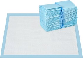 PawHut Resguardos Treino Animais Estimação 100 Unidades 45x60 cm Absorventes Cães 6 Camadas Alta Qualidade Azul | Aosom Portugal