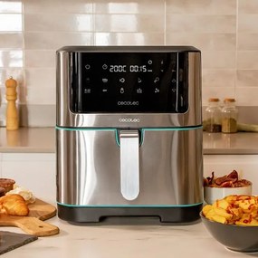 Fritadeira sem óleo Cecotec com capacidade de 8 L Cecofry Supreme 8000 touch airfryer e tecnologia PerfectCook