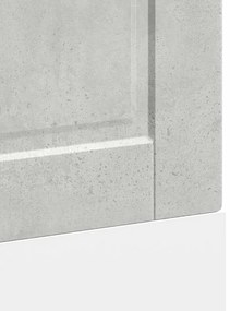 Painel máquina lavar louça Porto betão cinzento 60x1,5x67 cm
