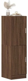 vidaXL Armário de cozinha 38x41,5x131,5 cm madeira carvalho castanho