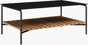 Mesa de centro de jardim com prateleira em madeira de teca Patio