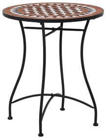 3 pcs conjunto bistro em mosaico azulejos de cerâmica terracota