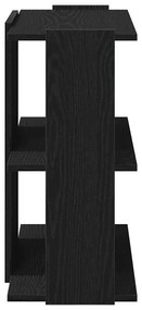 Estante c/ 3 prateleiras 60x30x60 cm derivados de madeira preto