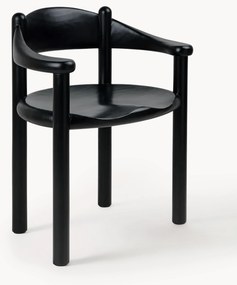 Cadeira com braços em madeira de pinho Daumiller