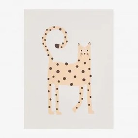 Quadro Decorativo 30x40 Cm Impresso Em Tela Lawrence Kids Crema Linho - Sklum