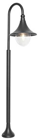 Lanterna de exterior clássica preta 125 cm IP44 - Daphne Clássico / Antigo