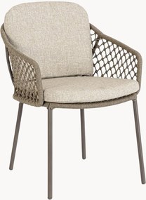 Cadeiras de jantar para jardim com apoio de braços Corbeta, conjunto de 2