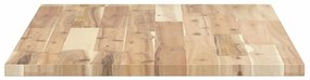 Tampo de secretária 60x50x2 cm acácia maciça não tratada
