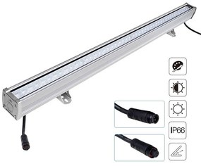 Projetor Foco linear FOKUA LED 24W, RGB+CCT, SYS-T1, RGB + Dual Branco Regulável