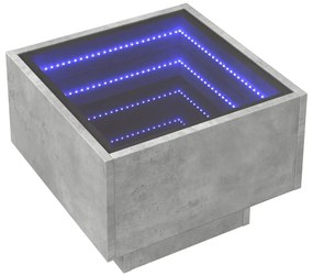 Mesa de apoio c/ LEDs 40x40x30 cm derivados de madeira