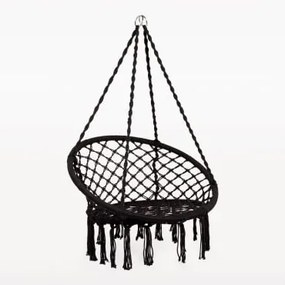Cadeira Suspensa Bahli Preto - Sklum