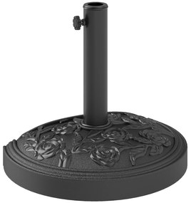 Base para Chapéu de Sol Semicircular Suporte para Chapéu de Sol Base p