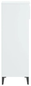 Sapateira 40x36x105 cm derivados de madeira branco brilhante