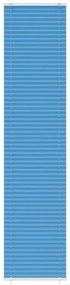 Plissado Cego Azul 50x200 cm Largura Tecido 49,4 cm Poliéster