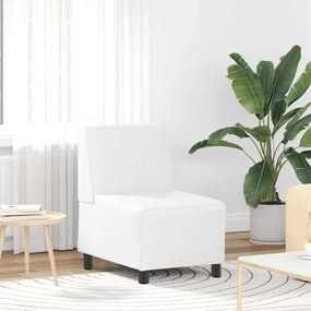 vidaXL | Unidade de Sofá Modular Sem Braços | Branco 55 x 74 x 82 cm