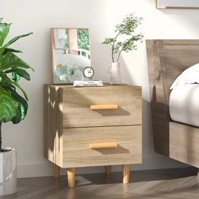 vidaXL Mesa de cabeceira 40x35x47,5 cm cor carvalho sonoma