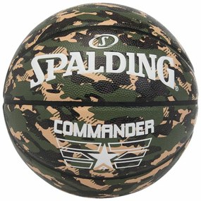 Bola de Basquetebol Spalding Commander Camo 7 Verde