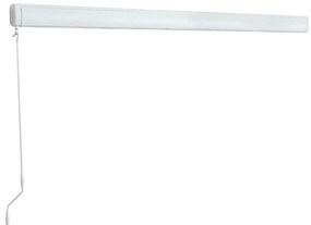 Toldo manual com caixa 350x250 cm azul e branco