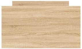 Estrutura de cama com gavetas 100x200 cm carvalho sonoma