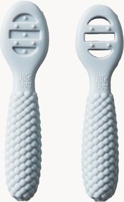 Colheres de silicone para bebé Bubble, conjunto de 2