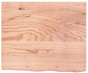 Prateleira de parede 60x50x(2-4) cm carvalho tratado castanho