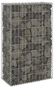 vidaXL Muro gabião com tampas aço galvanizado 60x30x100 cm