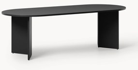 Mesa de jantar oval em madeira Toni, vários tamanhos