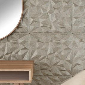Painéis de parede 12 pcs 50x50 cm 3m² XPS betão ametista