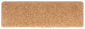 Tapetes de escadas 30 pcs 65x21x4 cm bege