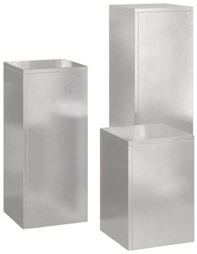 Suportes para Plantas de Exterior Pilar 3 pcs Aço Inoxidável