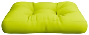 Almofadão para paletes 58x58x10 cm tecido verde brilhante