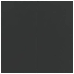 3 pcs conjunto de jantar para jardim vime PE preto