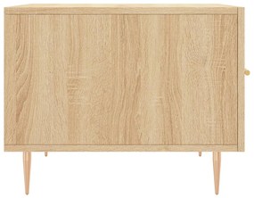 Mesa de centro 50x50x40 cm derivados de madeira carvalho sonoma