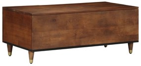 Mesa de Centro 100x54x40 cm Madeira Sólida de Manga