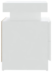 Mesa de cabeceira 45x35x52 cm aglomerado branco