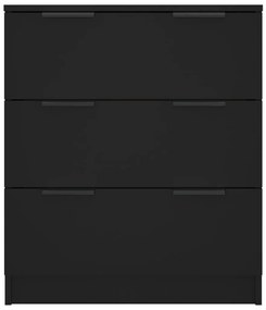 Aparador 60x30x70 cm derivados de madeira preto