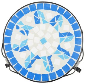Suportes de plantas 3 pcs cerâmica azul e branco